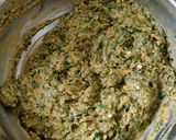 A picture of step 2 of Methi pyaz muthiya.