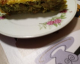 Foto del paso 2 de la receta: Quiche de calabacín espinaca champiñones y queso