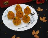 A picture of step 5 of Boondi Modak.
