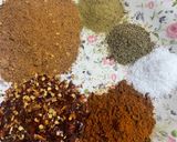 A picture of step 3 of Murgh chana.