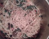 Foto del paso 10 de la receta: Pasta con vegetales y espinaca