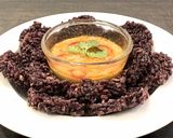 รูปขั้นตอนการทำที่ 5 ของ ข้าวตังข้าวไรซ์เบอร์รี่ หน้าตั้ง