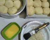 Foto langkah ke 3 dari resep Roti sobek isi coklat selai kacang 😋 😍.