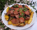عکس مرحله 13 از دستور سیب زمینی با دیپ چدار 😋