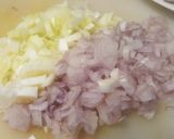 Foto del paso 2 de la receta Salsa de champiñones con mejillones en escabeche