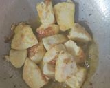 A picture of step 1 of Matar Paneer.