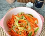 Foto langkah ke 4 dari resep Salad Wortel dan Timun.