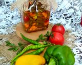 عکس مرحله 13 از دستور ترشی لوبیا سبز و هویج solmaz
