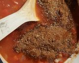 A picture of step 6 of Lauren's Turkey Sausage Chili.