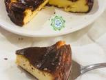Basque Burnt Cheese Cake bước làm 6 hình