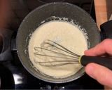 A picture of step 6 of Maccheroni Soufflé with Parmesan Fondue by Davide Scabin.