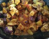 A picture of step 6 of Grilled Carom seed Paratha With Eggplants masala(tacos).
