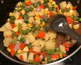 A picture of step 2 of CORN PEAS 🥕 RICE Tiffin recipe Challenge.