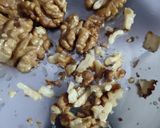 A picture of step 2 of Walnut Halwa.