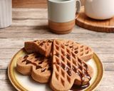 Foto langkah ke 4 dari resep Waffle Coklat Lembut.