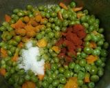 A picture of step 1 of Peas samosas.