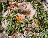 A picture of step 1 of Methi Paratha.