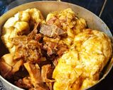 A picture of step 9 of Beef vegitable stew with dombolo.
