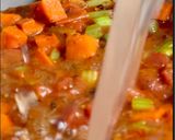A picture of step 5 of Hearty Cabbage Red Lentil Soup.