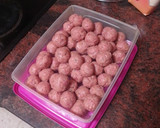 Foto del paso 5 de la receta: Albóndigas con salsa de tomate casera y papas fritas