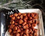 A picture of step 2 of Soya chunks Manchurian.