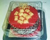 Foto langkah ke 8 dari resep Cake ultah Bolu red Velvet.