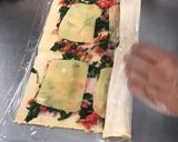 Foto del paso 7 de la receta: Rotolo de espinaca, panceta y tomate con salsa pesto