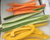 Hình bước làm 4 của món Vegetable roll (chay)