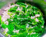 Hình bước làm 3 của món Canh cải ngọt thịt bằm