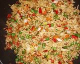 A picture of step 4 of Fried rice#myunique rice recipe contest.