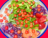 Foto del paso 2 de la receta: Ensalada  súper colorida de Verano con Cerezas y Vegetales !