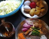 বাঁধাকপির ধোঁকা(badnhakopir dhoka recipe in Bengali) রেসিপি ধাপ - 1 ছবি