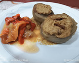 Foto del paso 7 de la receta: Alcachofas, rellenas de langostinos y mejillones