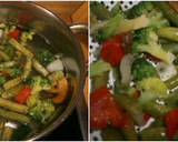 Foto del paso 3 de la receta: Arroz integral con verduras y bacalao
