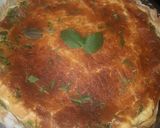 Une image de l'étape 4 de Tarte chèvre épinards menthe.