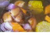 A picture of step 4 of ABC soup.
