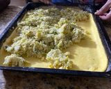 A picture of step 12 of Tarta de Puerro/ Leek Quiche.