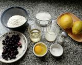 Foto del paso 1 de la receta: Muffin de limón y arándanos 🫐🍋