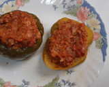 Foto del paso 7 de la receta: Pimientos rellenos de legumbre y carne