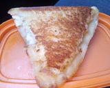 A picture of step 1 of Samosa shaped bread.