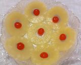 A picture of step 2 of Pineapple Zuccotto with Ladyfingers and Limoncello Cream.