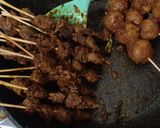 Foto langkah ke 3 dari resep Sate ati ampela ayam.