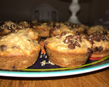 Foto del paso 3 de la receta: Muffins de banana, avena, nueces y chips de chocolate