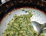 A picture of step 5 of Green chillies garlic coriander thecha.
