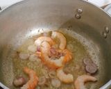 Hình bước làm 3 của món Canh rau dền mồng tơi nấu tôm