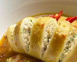 A picture of step 6 of Squid Curry Stuffed with Tofu and Egg.