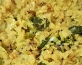 A picture of step 3 of Cabbage Thoran.