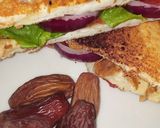 A picture of step 8 of Egg white filled Sandwich.