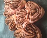Foto del paso 7 de la receta: Rollitos de canela en forma de corazón