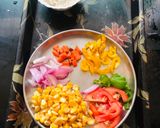 A picture of step 1 of Sweet Corn rice.